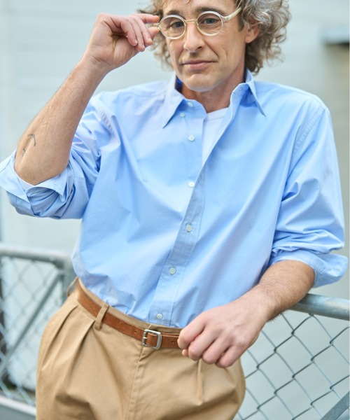 Lui's(ルイス)の「CHEMISE Lui's タイプライター L/S Big shirts(シャツ/ブラウス・メンズ・ホワイト/サックスブルー/バイオレット・FREE)」の8枚目の写真