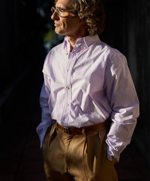 Lui's(ルイス)の「CHEMISE Lui's タイプライター L/S Big shirts(シャツ/ブラウス・メンズ・ホワイト/サックスブルー/バイオレット・FREE)」の10枚目の写真