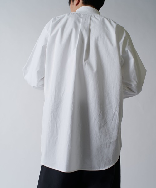 Lui's(ルイス)の「CHEMISE Lui's タイプライター L/S Big shirts(シャツ/ブラウス・メンズ・ホワイト/サックスブルー/バイオレット・FREE)」の16枚目の写真