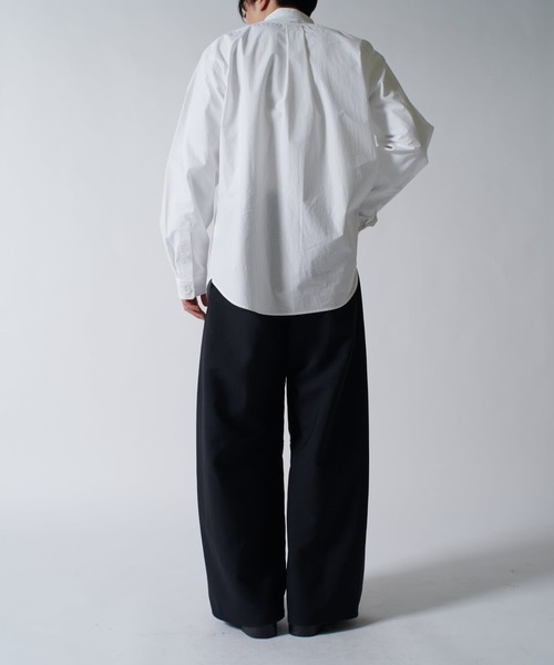 Lui's(ルイス)の「CHEMISE Lui's タイプライター L/S Big shirts(シャツ/ブラウス・メンズ・ホワイト/サックスブルー/バイオレット・FREE)」の19枚目の写真