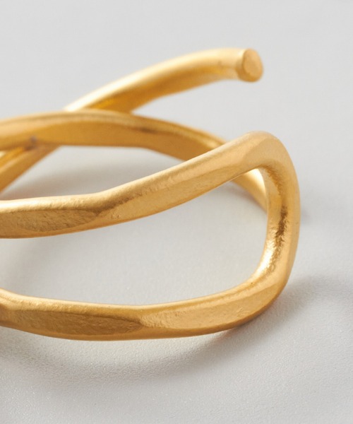 collex（コレックス）の「【Ljud/ユード】ガラスドロップパールクロス 2WAYイヤーカフ（イヤーカフ・レディース・ゴールド/シルバー・フリー）」の12枚目の写真