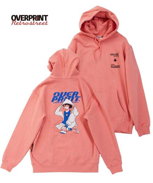 over print(オーバープリント)の「【over print】STREET GIRL HOODIE (mamoru)(パーカー・レディース・ブラック/ピンク・SMALL/MEDIUM)」の7枚目の写真