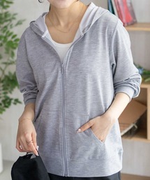 NAVY SARARI 【UVカット】ドライジップパーカ