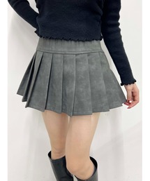 【PHILLY】合皮プリーツスカート