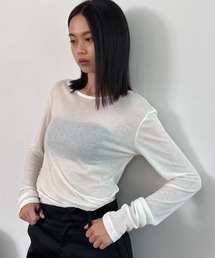 シアーロングスリーブTEE