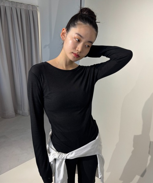 シアーロングスリーブTEE（Tシャツ/カットソー）｜FUULLY STUDIO