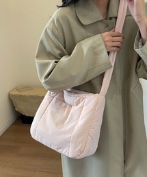 外ポケット スクエアショルダーバッグ