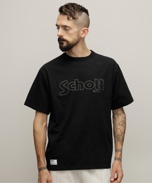 schott（ショット）の「Schott/ショット/T-SHIRT "BASIC LOGO"/ベーシックロゴ Tシャツ（Tシャツ/カットソー）」