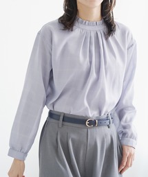 襟フリル2WAYブラウス