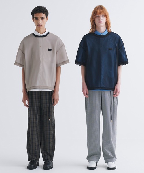 セール】Broad Cloth Bow Tie Short Sleeve Shirt（シャツ