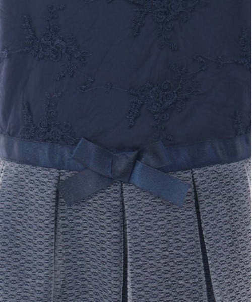 axes femme(アクシーズファム)の「リボン×フラワーレースワンピース(ワンピース・キッズ・ラベンダー/ネイビー・LARGE/MEDIUM/SMALL)」の16枚目の写真