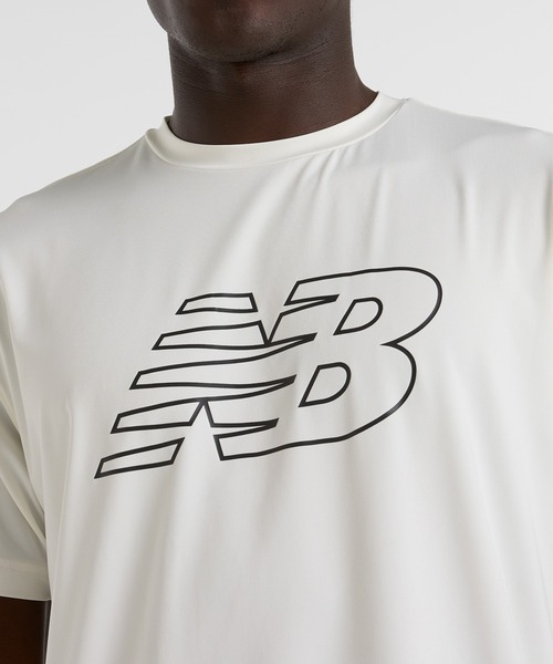 NEW BALANCE(ニューバランス)の「ショートスリーブTシャツ(Tシャツ/カットソー・メンズ・サンドグレー/オフホワイト/ブラック・SMALL/MEDIUM/LARGE/X-LARGE/XX-LARGE)」の6枚目の写真