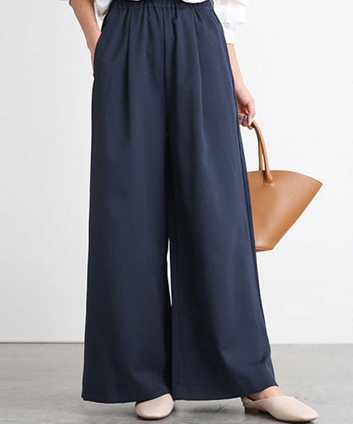 CADBURY（キャドバリー）の「ｷﾞｬｻﾞｰﾀｯｸﾌﾚｱｻｲﾄﾞﾊﾟﾝﾂ（その他パンツ・レディース・アイボリー/ブラック/グレー/ベージュ/ネイビー・MEDIUM/LARGE/X-LARGE）」の2枚目の写真