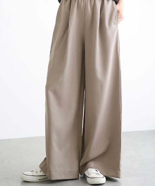 CADBURY（キャドバリー）の「ｷﾞｬｻﾞｰﾀｯｸﾌﾚｱｻｲﾄﾞﾊﾟﾝﾂ（その他パンツ・レディース・アイボリー/ブラック/グレー/ベージュ/ネイビー・MEDIUM/LARGE/X-LARGE）」の4枚目の写真