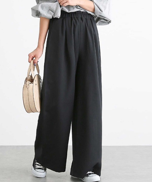 CADBURY（キャドバリー）の「ｷﾞｬｻﾞｰﾀｯｸﾌﾚｱｻｲﾄﾞﾊﾟﾝﾂ（その他パンツ・レディース・アイボリー/ブラック/グレー/ベージュ/ネイビー・MEDIUM/LARGE/X-LARGE）」の3枚目の写真