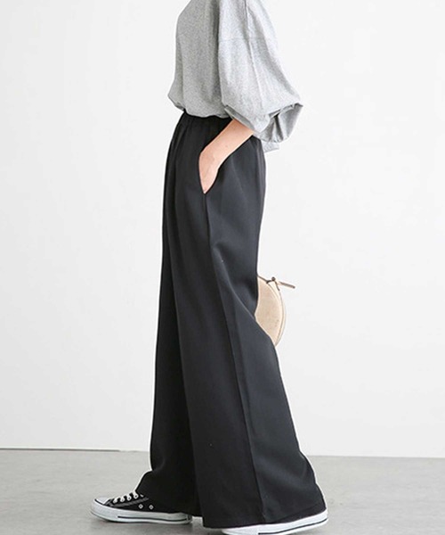 CADBURY（キャドバリー）の「ｷﾞｬｻﾞｰﾀｯｸﾌﾚｱｻｲﾄﾞﾊﾟﾝﾂ（その他パンツ・レディース・アイボリー/ブラック/グレー/ベージュ/ネイビー・MEDIUM/LARGE/X-LARGE）」の7枚目の写真