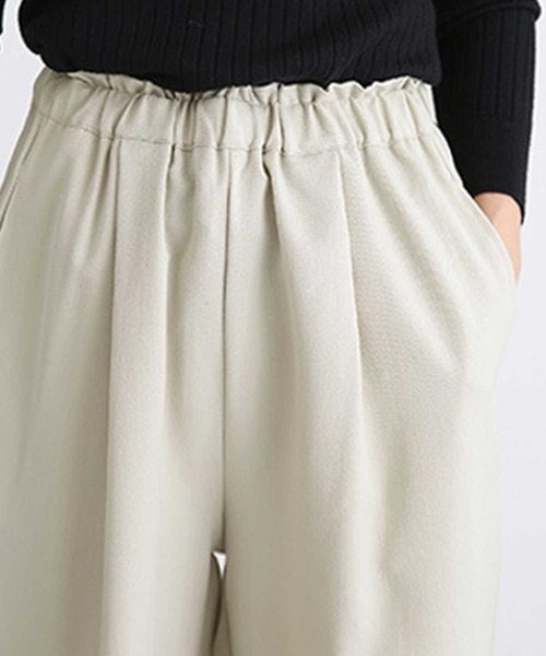 CADBURY（キャドバリー）の「ｷﾞｬｻﾞｰﾀｯｸﾌﾚｱｻｲﾄﾞﾊﾟﾝﾂ（その他パンツ・レディース・アイボリー/ブラック/グレー/ベージュ/ネイビー・MEDIUM/LARGE/X-LARGE）」の11枚目の写真