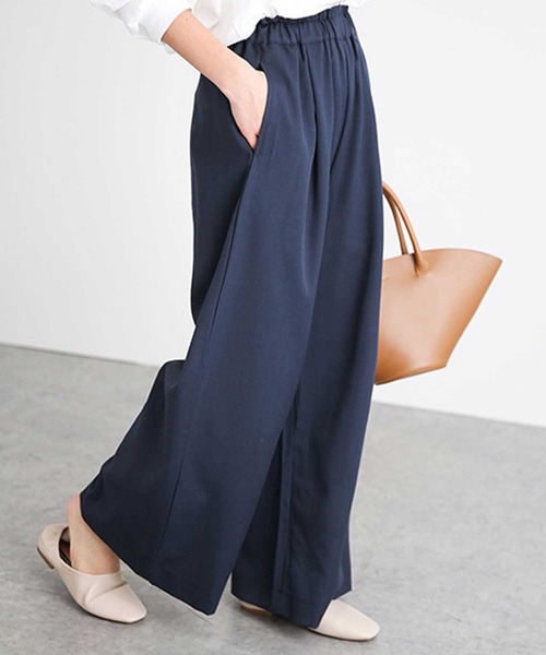 CADBURY（キャドバリー）の「ｷﾞｬｻﾞｰﾀｯｸﾌﾚｱｻｲﾄﾞﾊﾟﾝﾂ（その他パンツ・レディース・アイボリー/ブラック/グレー/ベージュ/ネイビー・MEDIUM/LARGE/X-LARGE）」の12枚目の写真