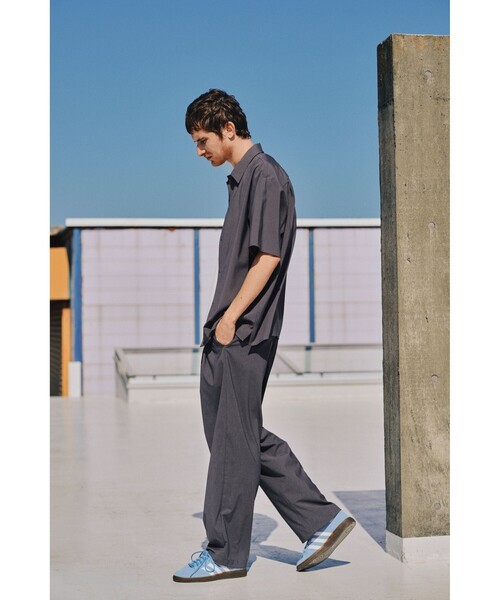 B:MING by BEAMS（ビーミングバイビームス）の「＜ビジカジ対応＞通気性 速乾 COOLMAX(R) ハーフスリーブ シャツ（シャツ/ブラウス・メンズ・グレー/ブラック・S/M/L/XL）」の13枚目の写真