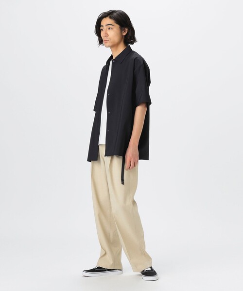 B:MING by BEAMS（ビーミングバイビームス）の「＜ビジカジ対応＞通気性 速乾 COOLMAX(R) ハーフスリーブ シャツ（シャツ/ブラウス・メンズ・グレー/ブラック・S/M/L/XL）」の19枚目の写真