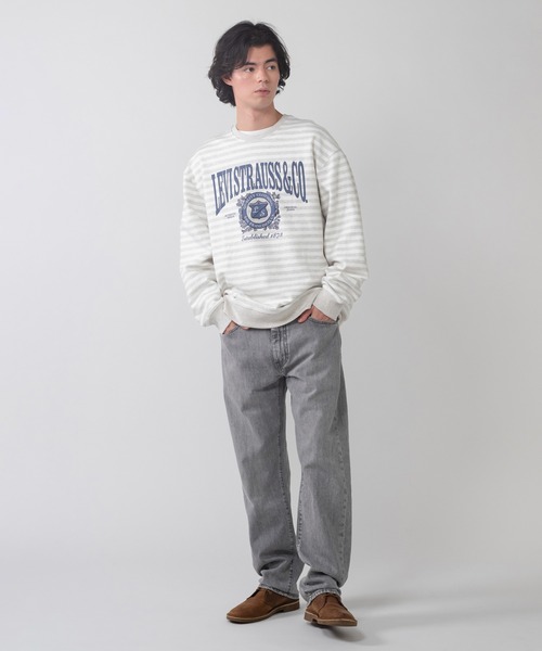 Levi's（リーバイス）の「Levi's/リーバイス グラフィック クルーネックスウェットシャツ（スウェット・メンズ・グレー・S/M/L/XL）」の12枚目の写真