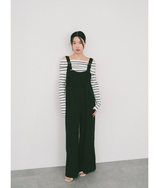 DRWCYS(ドロシーズ)の「ボーダーオフショルカットトップス(Tシャツ/カットソー・レディース・ホワイト/グレー・FREE)」の7枚目の写真