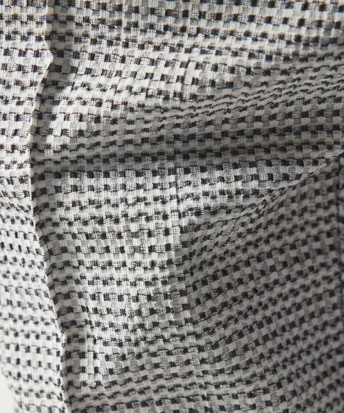 5351 POUR LES HOMMES（ゴーサンゴーイチプールオム）の「【セットアップ対応】スクエア メッシュ サマー スラックス パンツ（スラックス・メンズ・ホワイト/ブラック・44/46/48/50）」の14枚目の写真