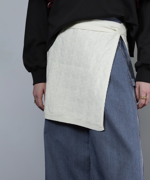 ROSE BUD(ローズバッド)の「【WEB・一部店舗限定】ジャカードラップスカート(スカート・レディース・ホワイト/ブラウン・ONE SIZE)」の10枚目の写真