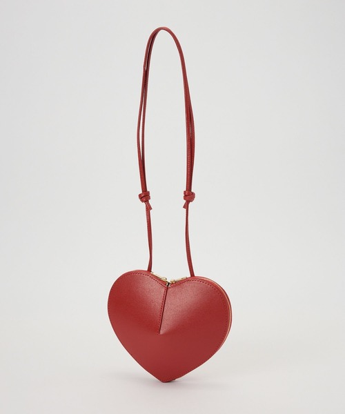 AULENTTI（オウレンティ）の「【AULENTTI】Heartショルダー（ショルダーバッグ・レディース・ブラック/レッド・フリー）」の9枚目の写真