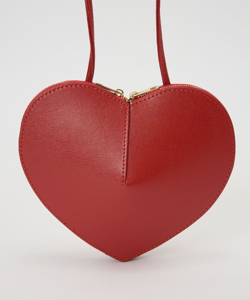 AULENTTI（オウレンティ）の「【AULENTTI】Heartショルダー（ショルダーバッグ・レディース・ブラック/レッド・フリー）」の7枚目の写真