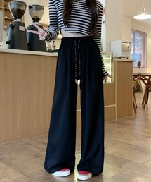 【URGE:】スウェット ワイド パンツ