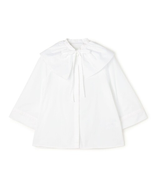 シャツ ブラウス BOURRIENNE ALIZE コットン ラッフルシャツ レディース BOURRIENNE ALIZE コットン ラッフルシャツ（シャツ/ブラウス