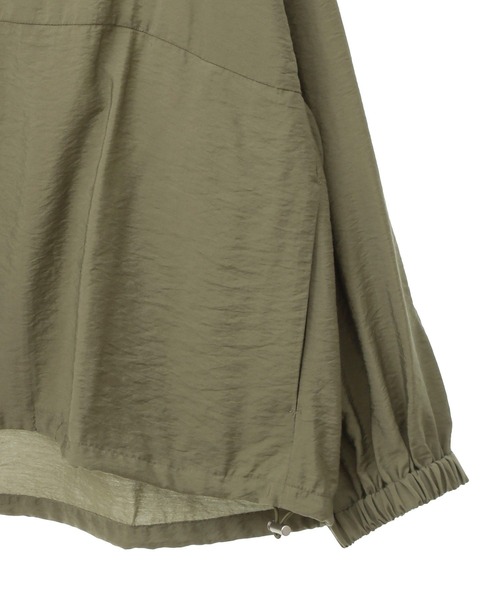 AMERICAN HOLIC（アメリカンホリック）の「VネックZIPブルゾン（ブルゾン・レディース・ライトベージュ/チャコールグレー/オリーブ・L/M）」の5枚目の写真