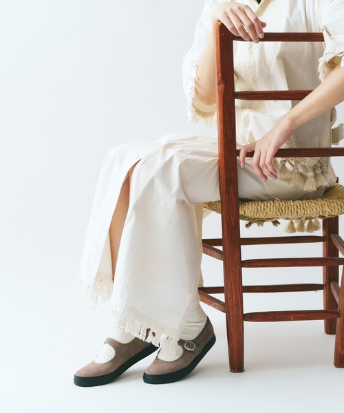 SLACK FOOTWEAR（スラックフットウェア）の「カンフーシューズ メリージェーン TOLTE /トルテ ストラップ（バレエシューズ・レディース・グレイッシュベージュ・23.0cm/23.5cm/24.0cm/24.5cm/25.0cm/25.5cm）」の4枚目の写真