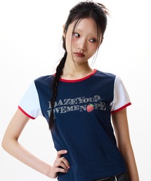 LUVISTRUE | IM STRAWBERRY LETTERING TEE(Tシャツ/カットソー)