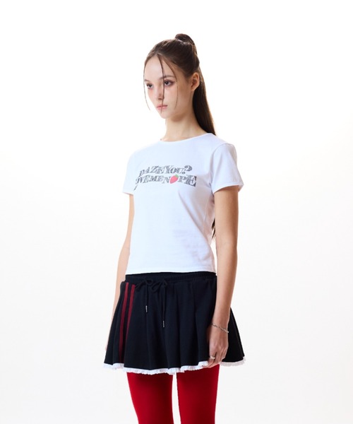 LUVISTRUE(ラヴイズトゥルー)の「IM STRAWBERRY LETTERING TEE(Tシャツ/カットソー・レディース・ホワイト/ブラック/ネイビー・FREE)」の12枚目の写真