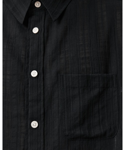 ALLSAINTS(オールセインツ)の「KARMI LONG SLEEVE SHIRT | KARMI 長袖 シャツ(シャツ/ブラウス・メンズ・ブラック・M/L/S/XL/XS)」の4枚目の写真