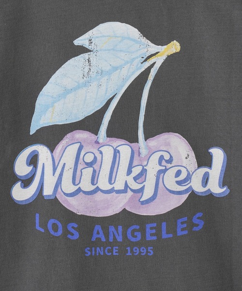 MILKFED.（ミルクフェド）の「FRESH CHERRIES WIDE S/S TEE（Tシャツ/カットソー・レディース・レッド/ホワイト/チャコール・L/M）」の13枚目の写真