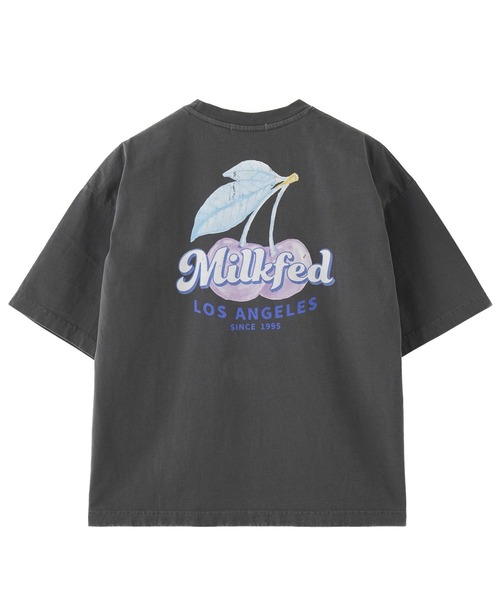 MILKFED.（ミルクフェド）の「FRESH CHERRIES WIDE S/S TEE（Tシャツ/カットソー・レディース・レッド/ホワイト/チャコール・L/M）」の9枚目の写真