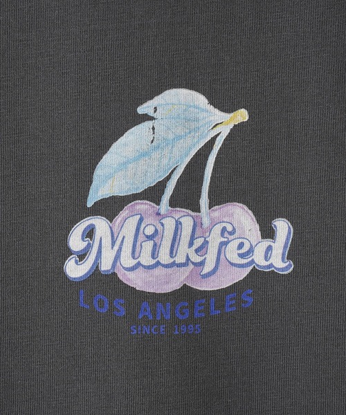 MILKFED.（ミルクフェド）の「FRESH CHERRIES WIDE S/S TEE（Tシャツ/カットソー・レディース・レッド/ホワイト/チャコール・L/M）」の11枚目の写真