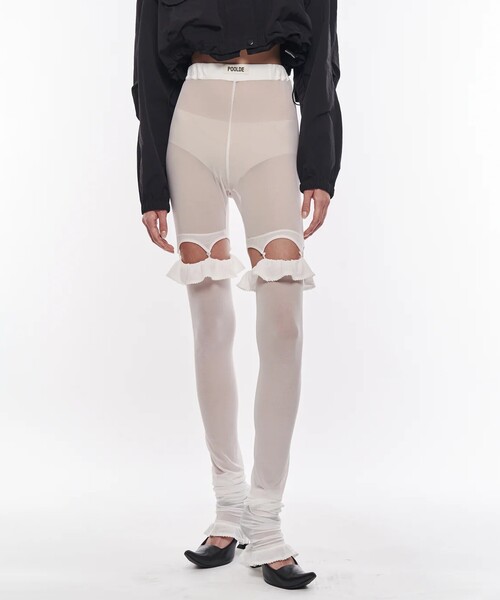 POOLDE/プールデ】Skin Leggings/スキンレギンス/シアーレギンス