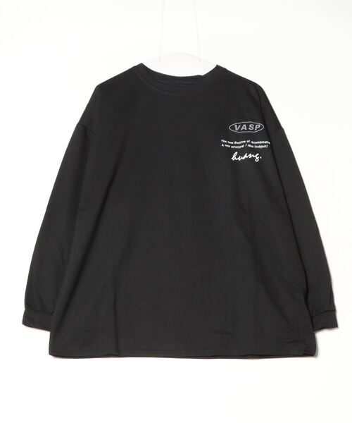 LETee(レティー)の「ビックシルエット プリントロンT(Tシャツ/カットソー・レディース・ブラック/ブルー/ホワイト・FREE)」の22枚目の写真