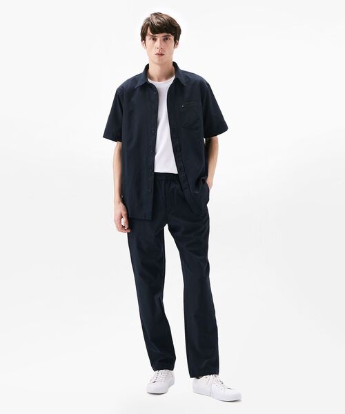 TOMMY HILFIGER（トミーヒルフィガー）の「エアードットキャンプカラーシャツ（シャツ/ブラウス・メンズ・グレー/オリーブ/ネイビー・SMALL/MEDIUM/LARGE/X-LARGE）」の5枚目の写真