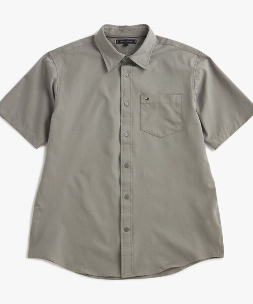 TOMMY HILFIGER（トミーヒルフィガー）の「エアードットキャンプカラーシャツ（シャツ/ブラウス・メンズ・グレー/オリーブ/ネイビー・SMALL/MEDIUM/LARGE/X-LARGE）」の14枚目の写真