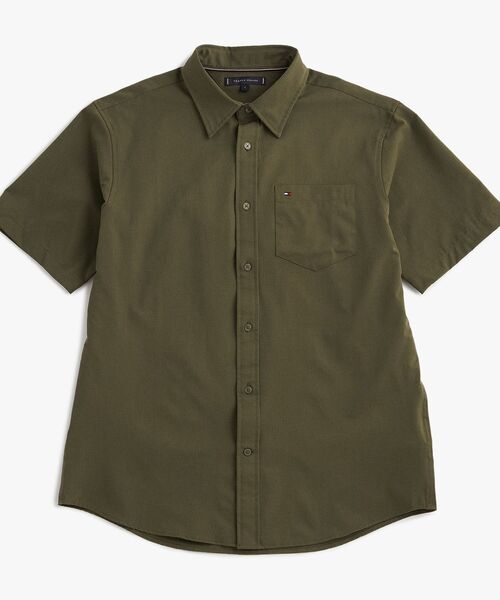 TOMMY HILFIGER（トミーヒルフィガー）の「エアードットキャンプカラーシャツ（シャツ/ブラウス・メンズ・グレー/オリーブ/ネイビー・SMALL/MEDIUM/LARGE/X-LARGE）」の18枚目の写真