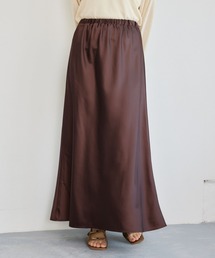 mysty woman | 【WEB限定】サテンフレアスカート  452421(スカート)