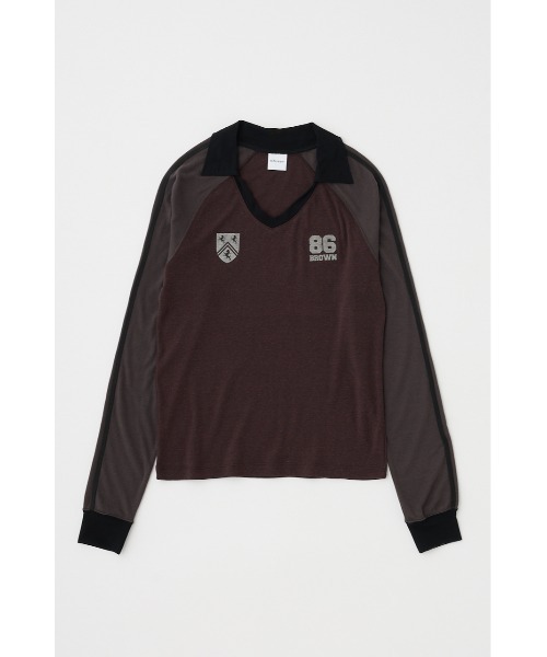 MOUSSY（マウジー）の「SHEER GAME シャツ（Tシャツ/カットソー・レディース・ライトベージュ/ブルー/ブラウン・FREE）」の2枚目の写真