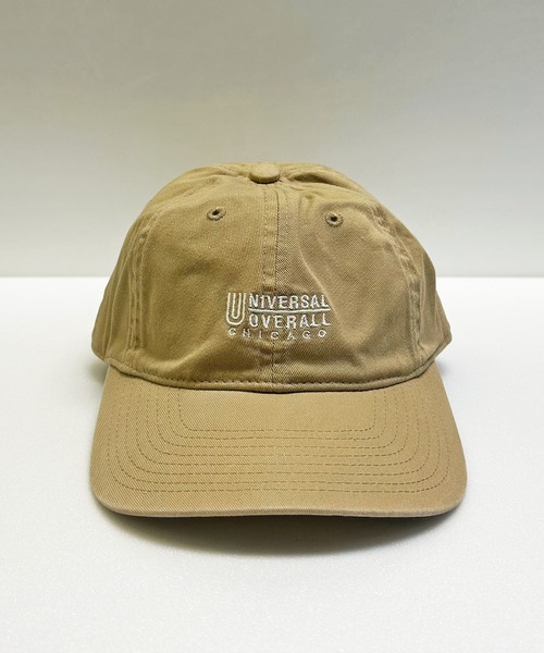 UNIVERSAL OVERALL（ユニバーサルオーバーオール）の「【ユニセックス】UNIVERSAL OVERALL 製品洗いロゴキャップ（キャップ・メンズ・ベージュ/ネイビー/グレー系その他/ブラック・FREE）」の13枚目の写真