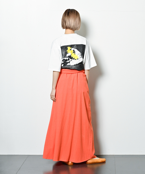 CITYSHOP（シティーショップ）の「《追加》ASA/C KAFTAN DRESS：ワンピース（ワンピース・レディース・オレンジ/ブラック/ライトグレー・36/38）」の9枚目の写真