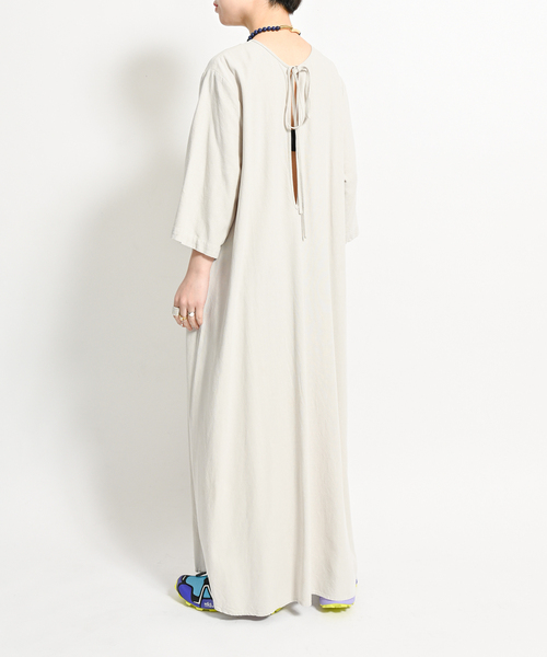CITYSHOP（シティーショップ）の「《追加》ASA/C KAFTAN DRESS：ワンピース（ワンピース・レディース・オレンジ/ブラック/ライトグレー・36/38）」の12枚目の写真